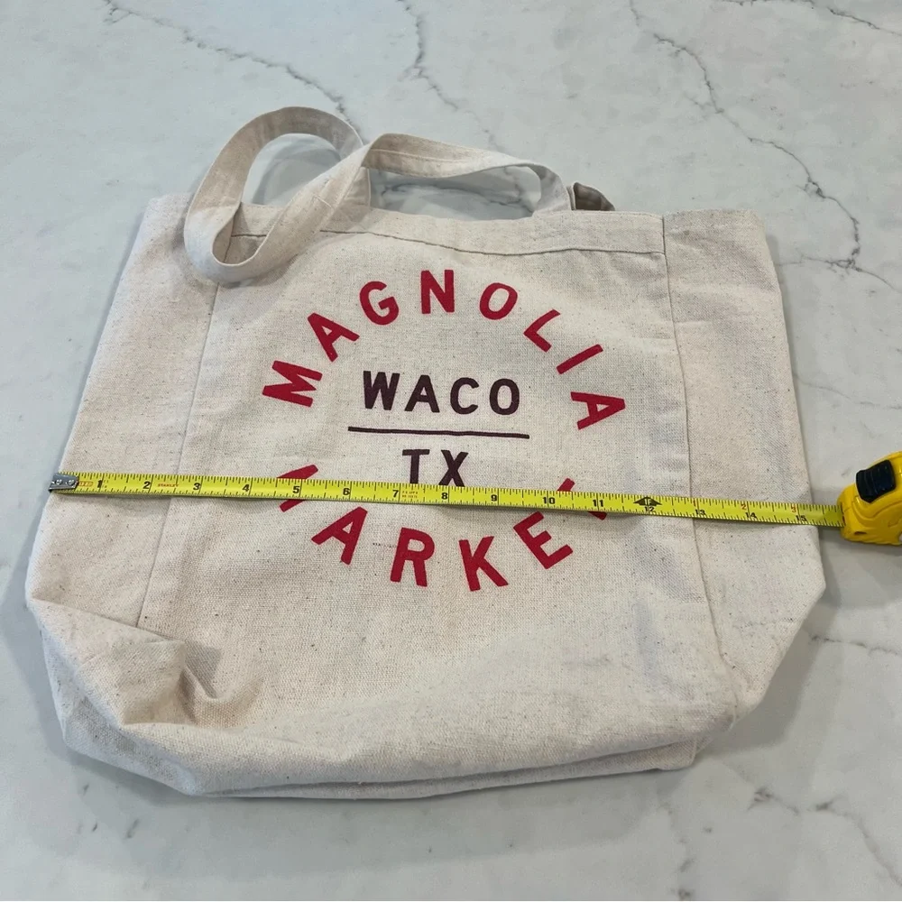 Magnolia Market Cream Tote Bag - Picture 4 of 6
